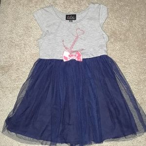 Anchor Tulle Dress 4T